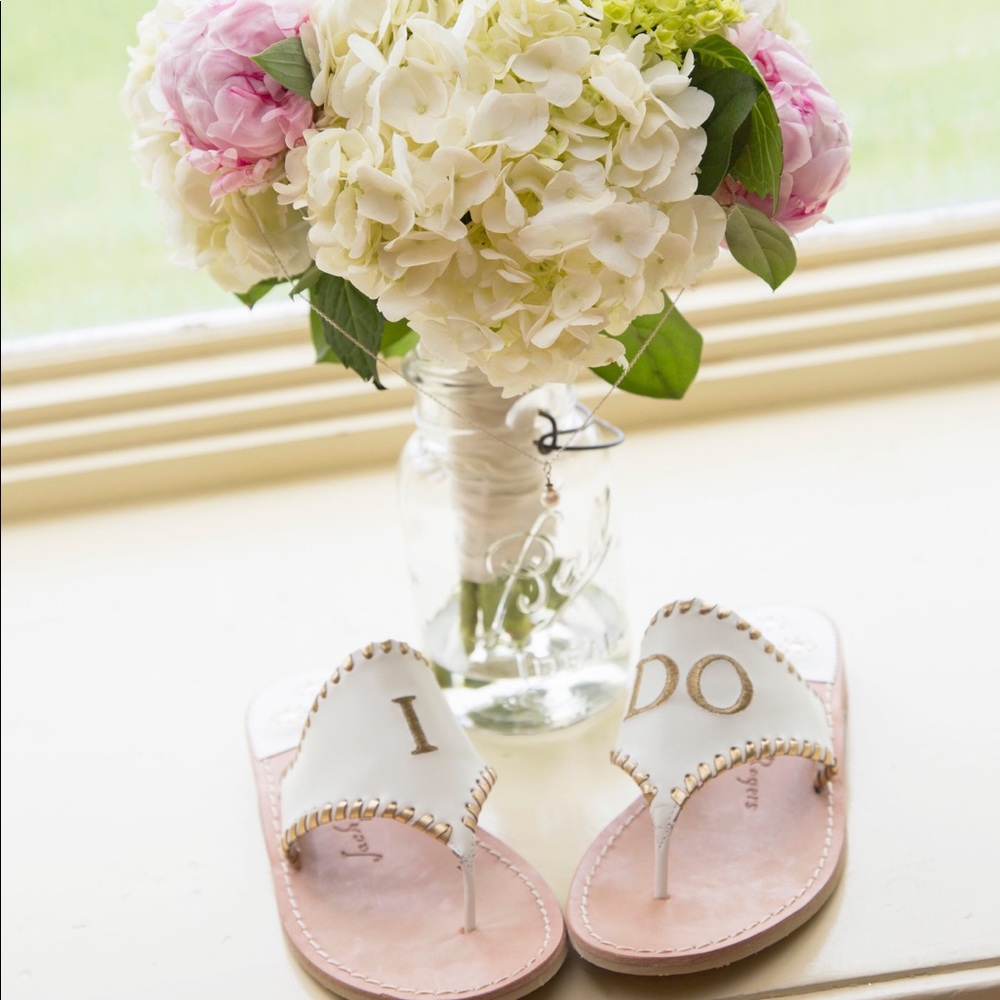 Jack Rogers “I Do” sandals size 10